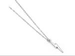 Harry Potter Lightning Bolt silver plated Necklace - EWNX0105