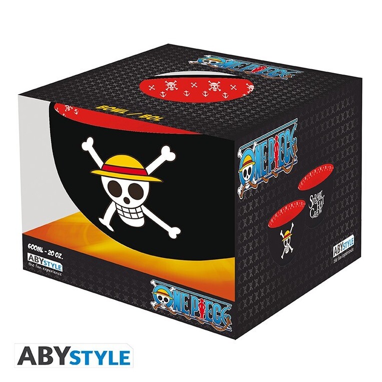 One Piece Bowl - 600ml - "Skulls" - ABYBOL057