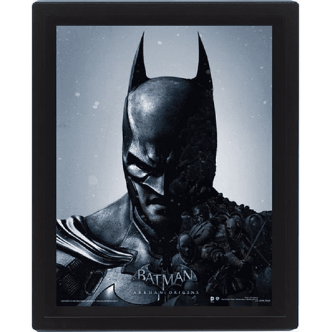 Batman Arkham Origins (Batman/Joker)  3D Lenticular Poster 10 x 8" Plastic - EPPL71102