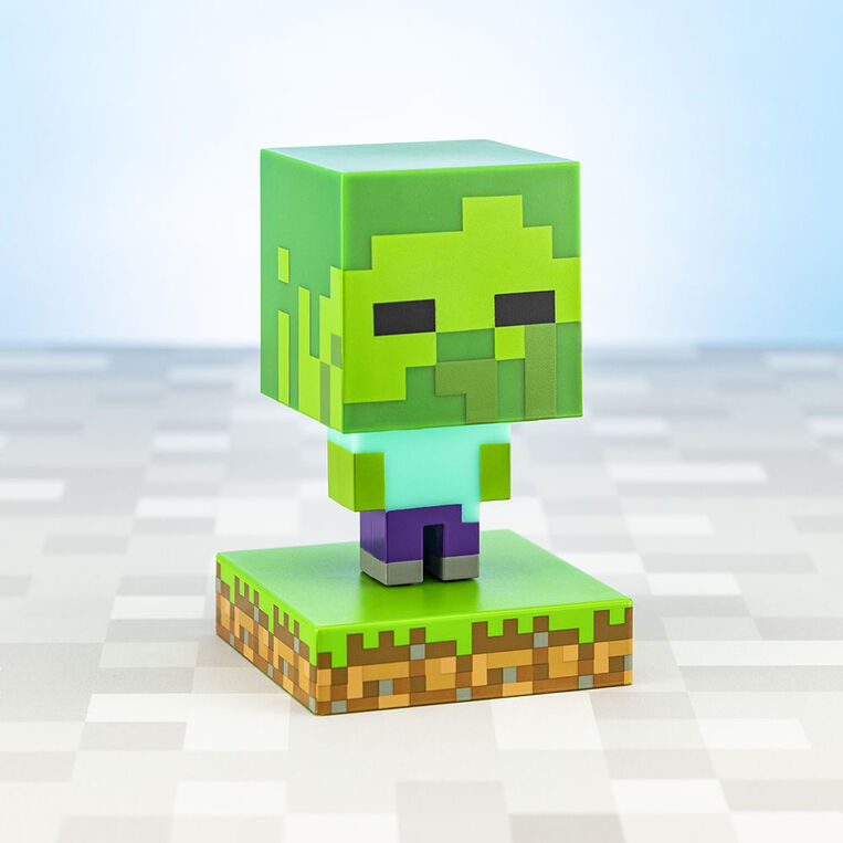Minecraft Lamp Icons Zombie 12 cm - PP6592MCFV2
