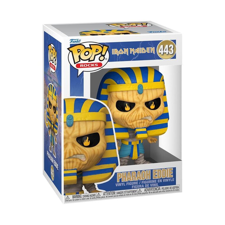 Funko Pop! Rocks: Iron Maiden - Pharaoh Eddie #443 Vinyl Figure
