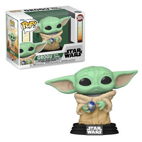 Funko POP! Star Wars: Book of Boba Fett - Grogu with Armor #584 Figure