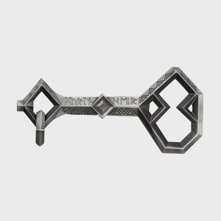 Lord Of The Rings Thorin’s Key and Map Full Size Key 36 x 32 cm (Wood and metal) - Hobbit